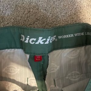 green dickies wide leg pant